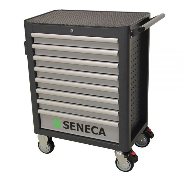 Chariot porte-outils Seneca 7 tiroirs gris