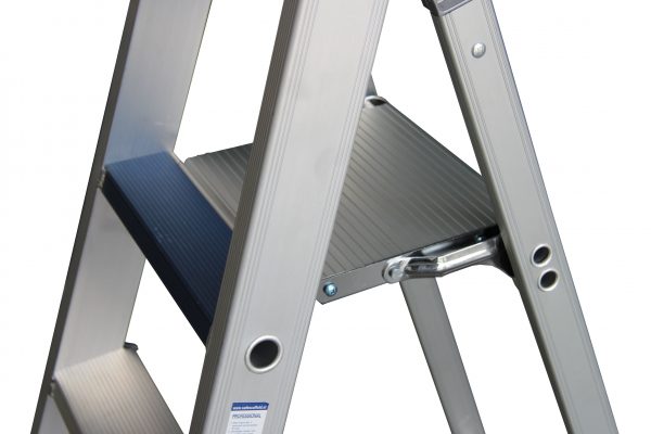 Escalier de palier en aluminium 5 marches