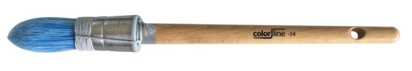 Brosse pouce à réchampir – laqueur Ø 12 mm, pure soie blanche, avec ficelle
