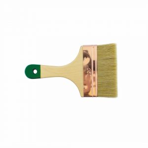 Brosse plate “Spalter” 80 mm, pure soie blanche