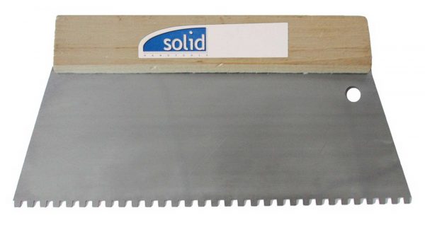 Couteau à colle, denture carrée 250 mm – 4 x 4 mm C1