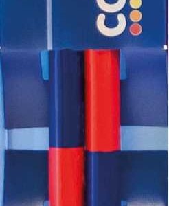 DUO MARKER “DUO 425” 50% rouge / 50% bleu – Ø 10 mm x 17,5 cm – par 2 pcs