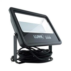 LED projecteur HP-200 :  200W / 15 m. H07RN-F / IP65 / 6500K
