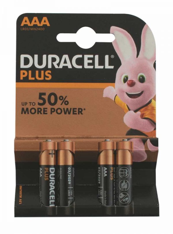 Pile Duracell “Plus Power”-  type AAA / LR03