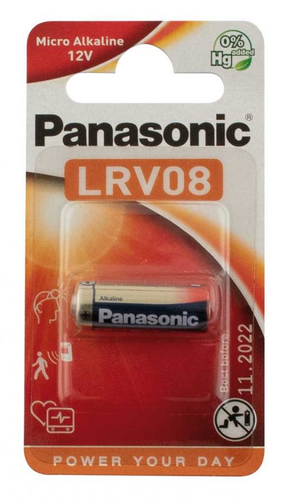 Pile Panasonic “Lithium Power”- type LRV08/MN21-23GA