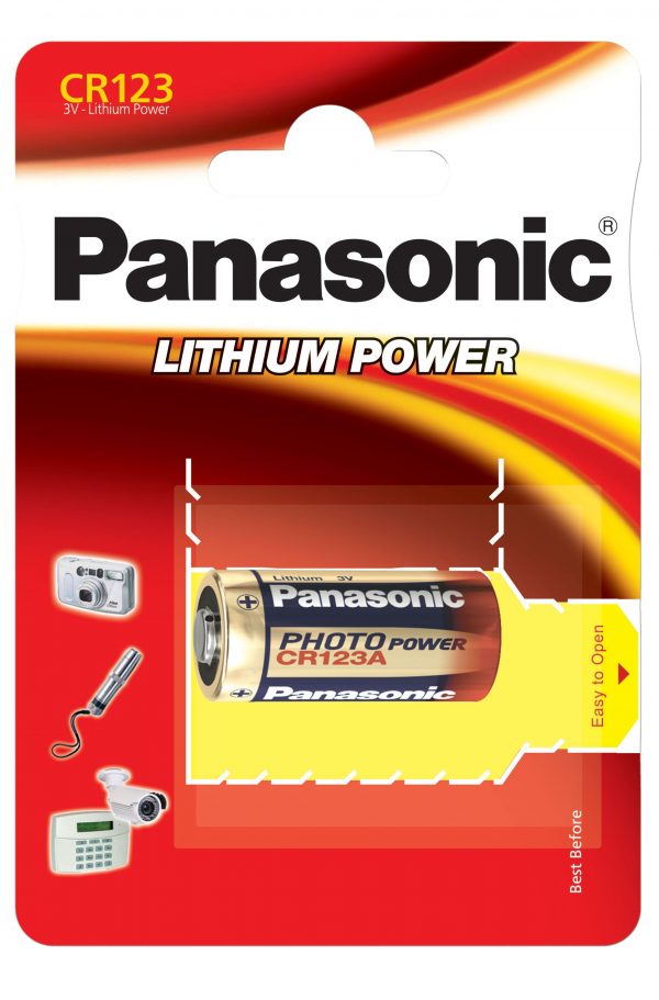 Pile Panasonic “Lithium Power”- type CR-123