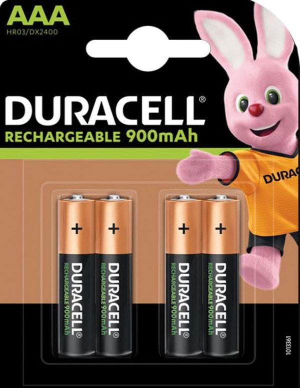 Pile Duracell “Rechargeable”- type AAA / HR03 – min. Cap. 2400 mAh