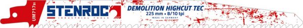 Lame Recipro DEMOLITION (3pcs)- UM717BI, 225x22x1,57mm x 8/10tpi