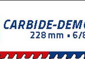 Lame Recipro CARBIDE-DEMOLITION (1pcs)- ST718TCT, 228 x 25 x 1,25mm x 6/8tpi