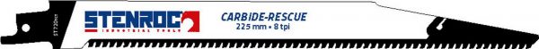 Lame Recipro CARBIDE-RESCUE (1pcs)- ST720TCT, 225 x 20 x 1,35mm x 8tpi