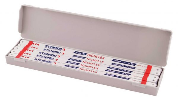 Lames de scie à métaux Stenroc Bi-métal – HIGHFLEX – 18TPI – 100 pièces