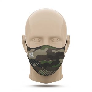 SecurX masque textile – ARMY –  (2 couches) Oeko-Tex