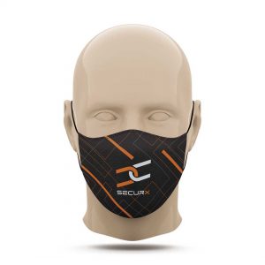 SecurX masque textile – NANO –  (2 couches) Oeko-Tex